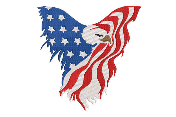 American Flag 2nd Version: A Designer's Take on Stylized Patriotism