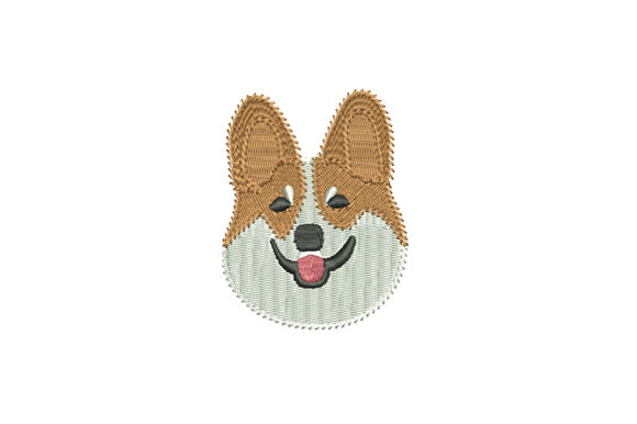 Corgi Dog Head: A Boutique Embroidery Review