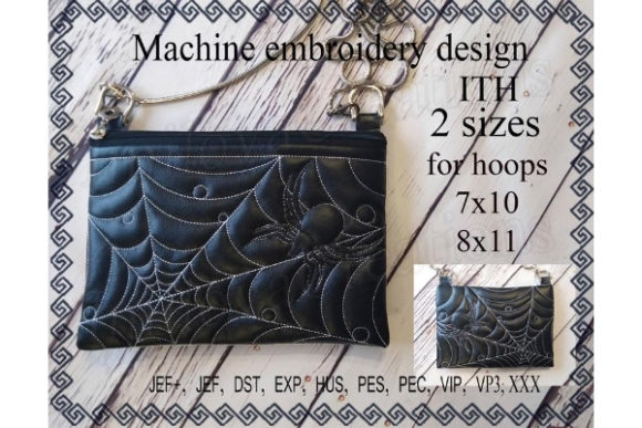 Cosmetic Bag – Spider: A Sweet Seasonal Embroidery Review