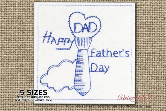 DAD Tie Embroidery Design Review for Etsy Sellers