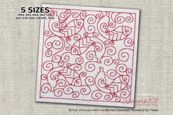 Fish Pattern Design Redwork: A Designer's Review