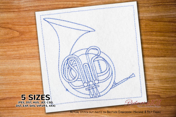 French Horn Lineart: A Designer's Review for Boutique Sweatshirts