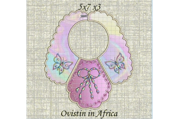 Pink Butterfly Baby Bib: A Small Hoop Design Review