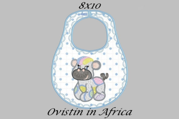Rainbow Baby Hippo Bib: A Designer's Review for ITH Projects