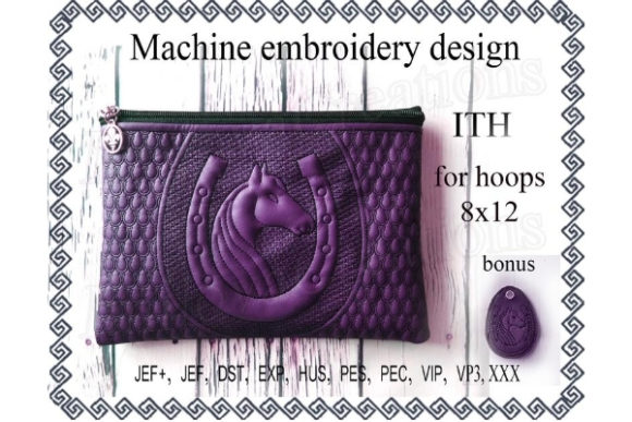 Review: Cosmetic Bag in the Hoop - Horse Horseshoe