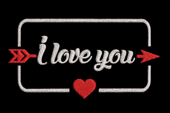 Review: Words I Love You and a Heart in a Frame Design