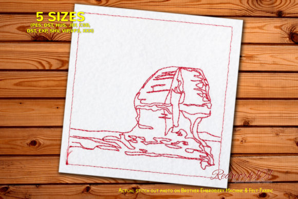 The Great Sphinx of Giza Redwork Review
