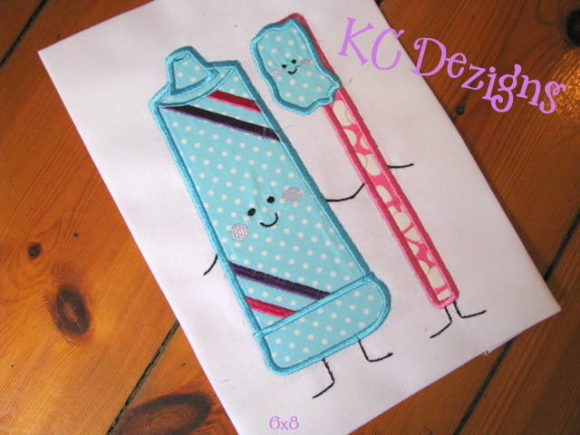 Toothpaste and Toothbrush Applique: A Festive Review