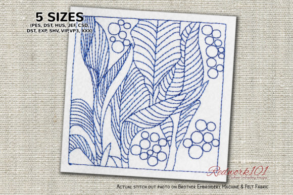 Tree Leaves Design Redwork: A Seasonal Embroidery Review